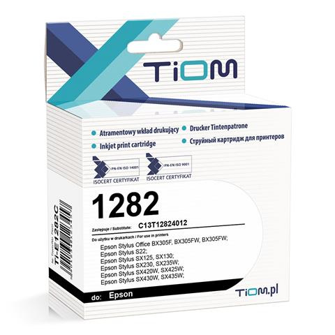 Zamiennik Epson 1282 | C13T12824012 | 3,5 ml | cyan tusz marki Tiom do BX305 S22 SX125 SX130 SX230 SX235 SX420