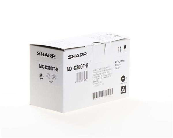 Sharp Toner MX-C30GTB Black 6K