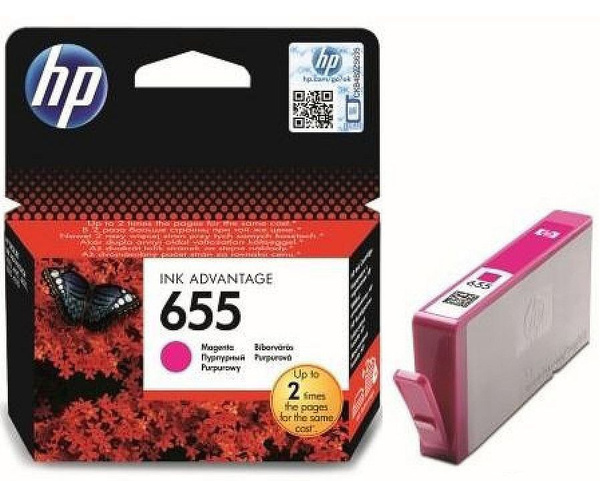 Oryginalny Tusz HP 655 do HP 9ml Magenta