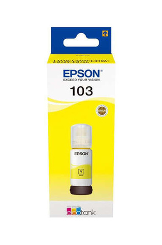 Oryginalny Tusz w butelce Yellow Epson 103 (T00S4, C13T00S44A)