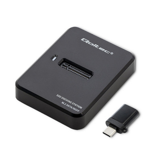 Stacja dokująca Qoltec 50314 do dysków SSD M.2 SATA, NGFF USB 3.1