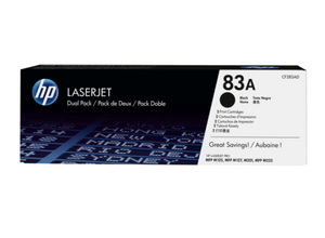 Oryginalny Toner HP 83AD CF283AD do HP 2x 1.5k Black Dwupak do HP LaserJet Pro M125a/M125nw  M127fn/M127fs M127fw/M128fn M128fw/M201dw M201n/M225dn M225dw