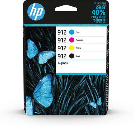 Oryginalny Zestaw Tuszy HP 912 do HP 2.93ml / 8.29ml CMYK