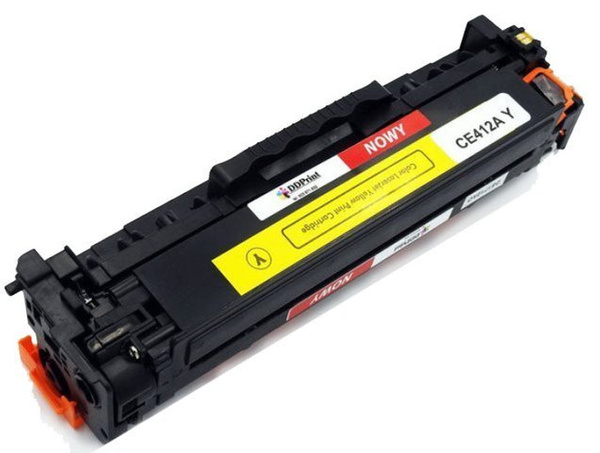 Toner zgodny z CE412A 2,6K Yellow marki DDPrint do HP LaserJet Pro M351a/M375nw/M451dn/M451dw/M451nw/M475dn/M475dw