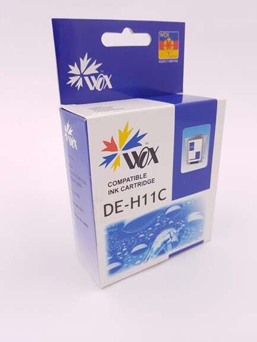 Zamiennik HP 11 C4836A 28ml Cyan tusz marki WOX do Inkjet 1000, 1100d, 1100dtn, 1200d, 1200dn , 1200dtn