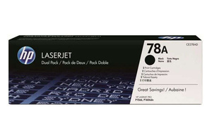 Toner Oryginalny CE278A Czarny HP (78A CE278AD) (DWUPAK) 2x 2,1k do HP LaserJet Pro M1536MFP/M1536dnf/P1566/P1606/P1606dn