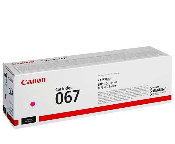 Oryginalny toner Canon CRG 067 Magenta 1.25k do Canon LBP631 633 MF651 655 657