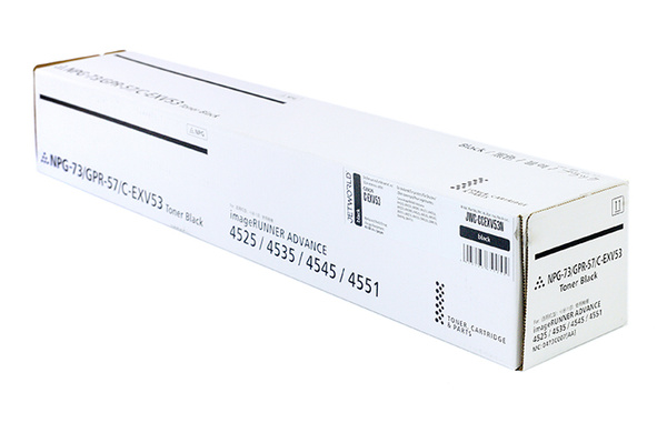 Zamiennik Canon C-EXV53 42.1k Black toner marki JetWorld do ir4525i ir4535i ir4545i 4525i