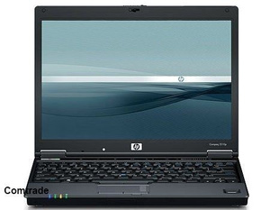 HP Compaq 2510p Core 2 Duo 1,2 GHz / 2 GB / 80 GB / DVD-RW / 12,1'' /  Win XP PROF.