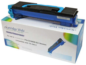 Zgodny z Kyocera TK540 / TK542 TK-540C 4k Cyan toner marki Cartridge Web do FS-C5100