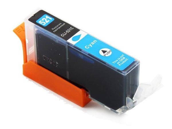 Zamiennik Canon CLI521C 16ml Cyan tusz marki DDPrint do PIXMA MP550 IP3600 IP4600 IP4700