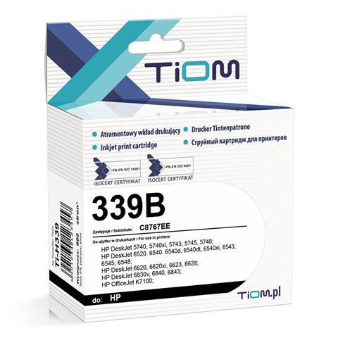 Zgodny Tusz Tiom Ti-H339 zamiennik HP 339B | C8767EE | 880 str. | black