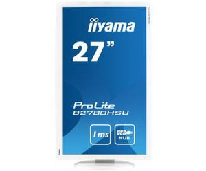 Iiyama B2780HSU z głośnikami, biały / Klasa A-