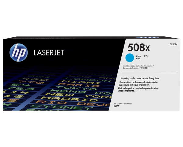 HP Toner nr 508X CF361X Cyan 9.5K