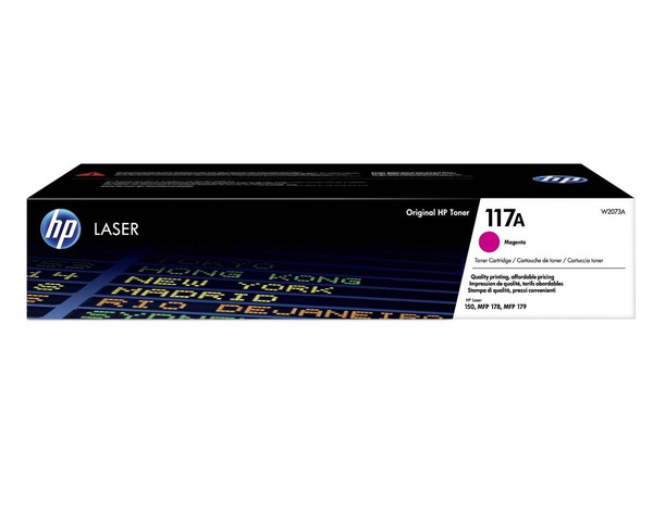 Toner HP 117A W2073A do HP 0.7k Magenta do HP Color LaserJet 150a/150nw/178nw/179fnw