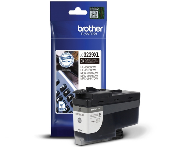 Brother Tusz LC3239XLBK Black 6K