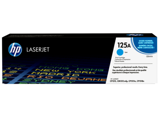 Oryginalny Toner HP 125A CB541A do HP 1.4k Cyan