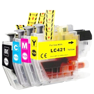 Zgodny komplet tuszy LC421 / LC-421 CMYK marki DDPrint do Brother DCP-J1050 DCP-J1140 MFC-J1010