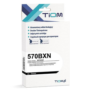 Zgodny z Canon PGI570 0372C001 | 500 str. | black tusz marki Tiom do Canon Pixma MG5750/MG5753 MG6850/MG7750 MG7752/TS5050 TS5051/TS5055 TS6050/TS6051 TS6052/TS8050