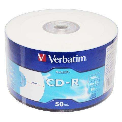 Verbatim CD-R 52x 700MB 50p wrape