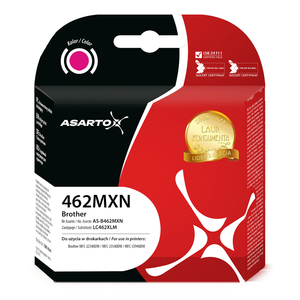 Tusz Asarto do Brother 462MXN | LC462XLM | 1500 str. | magenta do Brother MFC-J2340DW MFC-J3540DW MFC-J3940DW