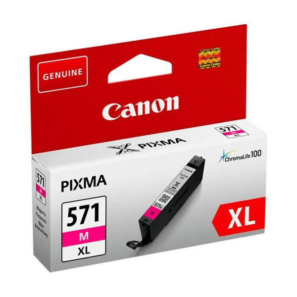 Oryginalny Tusz CLI-571MXL do Canon 10.8 ml Magenta do Canon Pixma MG5750/MG5753/MG6850/MG7750 / MG7752/TS5050/ TS5051/TS5055/ TS6050/ TS6051/ TS6052/ TS8050