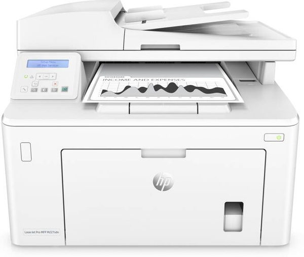 Powystawowe urządzenie wielofunkcyjne laserowe HP LaserJet Pro M227sdn / Pełny Toner (3,5 tyś. stron) / Nowy bęben