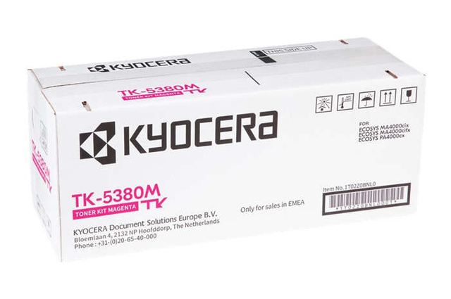 Oryginalny Toner Kyocera TK5380M TK-5380M 1T02Z0BNL0 10k Magenta do Kyocera MA4000, PA4000