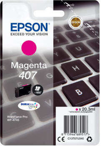 Oryginalny Tusz 407 do Epson 20.3 ml Magenta