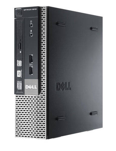 Poleasingowy Komputer Dell Optiplex 9010 USFF Core i5 3470s (3-gen.) 2,9 GHz / 4 GB / 480 SSD / Win 10 Prof. (Update)