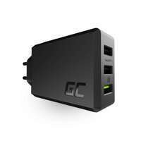 Ładowarka sieciowa GreenCell ChargeSource 3 / 3 x USB / 30W / CHARGC03