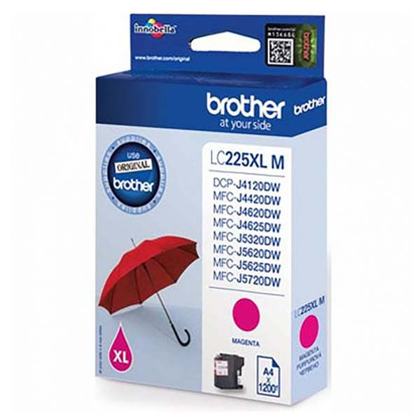 Oryginalny Tusz LC225XLM do Brother 1.5k Magenta