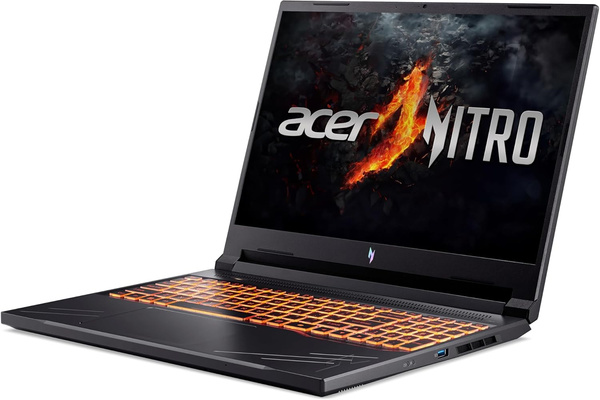 Nowy Acer Nitro 5 16 ANV16-41 Ryzen 5 8645HS / 16 GB / 2 TB SSD / 16'' WUXGA 165Hz / Win 11 + RTX 4050, czarny