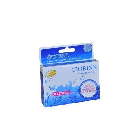 Zamiennik Epson T0803 10ml Magenta tusz marki Orink do Epson Stylus Photo PX700 PX710 PX780 PX800 PX810F R265 R285 R360 RX560 RX585 RX685