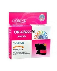 Zamiennik Brother LC223 10ml Magenta tusz marki Orink do J4120dw J562dw J4420dw J4620dw J5320dw J5620dw J5720dw