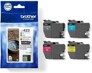 Brother Tusz LC422VAL CMYK 4 X 500str  do Brother MFC J5340DW J5340DWE J5345DW J5740DW J6540DW J6540DWE J6590DW J6940DW