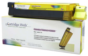 Zamiennik OKI 42804513 / 42127405 / 42127454 5k Yellow toner marki Cartridge Web