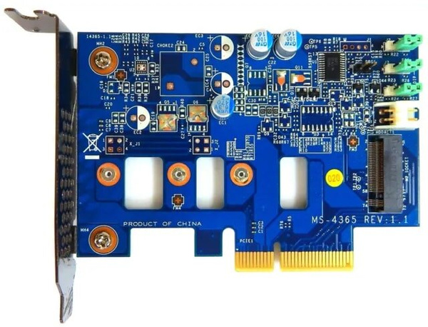 Adapter przejściówka PCI-e do NVMe HP MS-4365