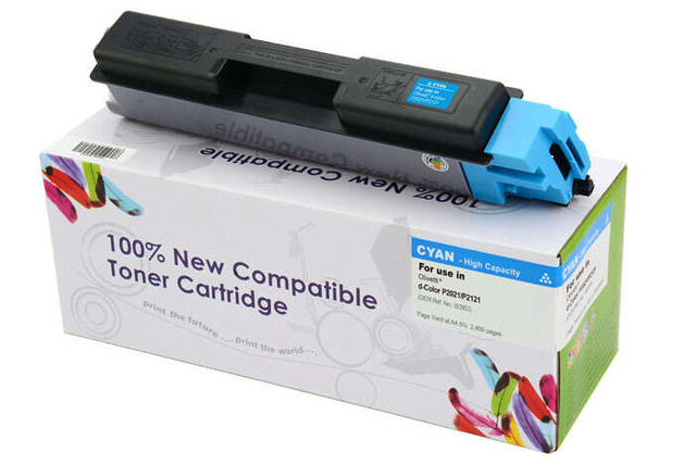 Zamiennik OLIVETTI B0953 2,5k Cyan toner marki Cartridge Web do D-Color P2021, Olivetti D-Color P2121