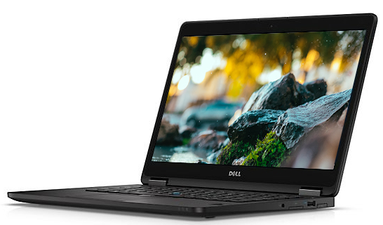 Poleasingowy Laptop Dell Latitude E7470 Core i5 6300U (6-gen.) 2,4 GHz / 4 GB / 120 SSD / 14'' FullHD / Win 10 Prof. (Update) + kamerka