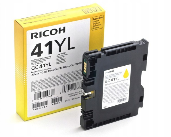 Ricoh Gel cart GC-41YL 405768 Yellow