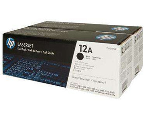 Oryginalny toner HP 12AD Q2612AD dwupak 2x 2K czarny do HP LaserJet 1010/1012/1015/1018/1020/1022/1022n/3015/3020/3030/3050/ 3052/3055/M1005/M1319