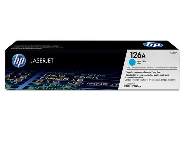 Oryginalny Toner HP 126A CE311A do HP 1k Cyan 