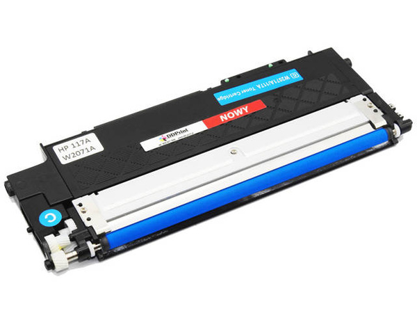 Toner zgodny z HP 117A W2071A Cyan 0.7K marki DDPrint do HP Color LaserJet 150a 150nw 178nw 179fnw