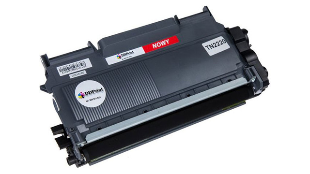 Nowy zamiennik Brother TN2220 2,6k Black toner marki DDPrint do Brother 2135W 2240 2250DN 7055W 7060D 7065dn 7360 7460dn