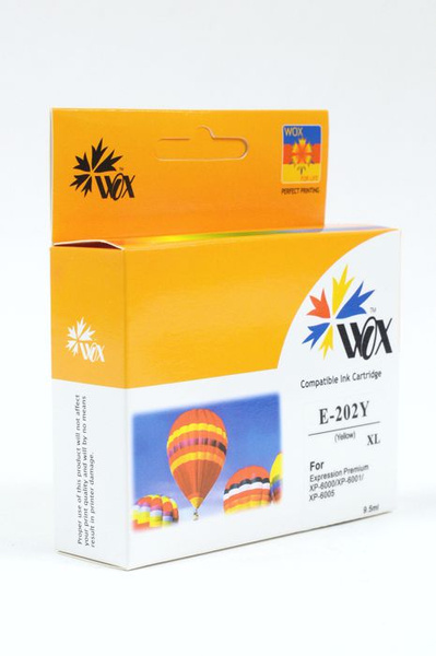 Zamiennik EPSON 202XL C13T02H44010 (C13T02F44010) 13ml Yellow tusz marki WOX do Expression Premium XP6000 XP6005