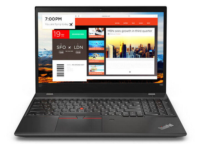 Laptop Poleasingowy Lenovo ThinkPad T580 Core i7 8650U (8-gen.) 1,9 GHz / 8 GB / 960 SSD / 15,6" FullHD dotyk / Win 11 Pro / Klasa A-