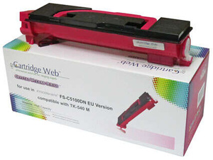 Zgodny z Kyocera TK540 / TK542 TK-540M 4k Magenta toner marki Cartridge Web do FS-C5100