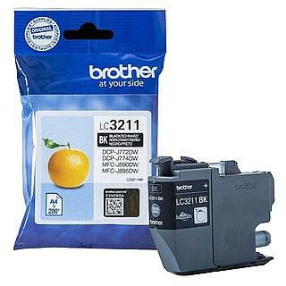 Oryginalny Tusz LC3211BK do Brother 0.2k Black 