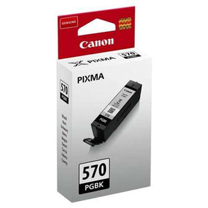 Oryginalny Tusz PGI-570BK do Canon 15 ml Black do Canon Pixma MG5750/MG5753/MG6850/MG7750 / MG7752/TS5050/ TS5051/TS5055/ TS6050/ TS6051/ TS6052/ TS8050